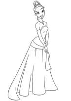 coloriage La princesse